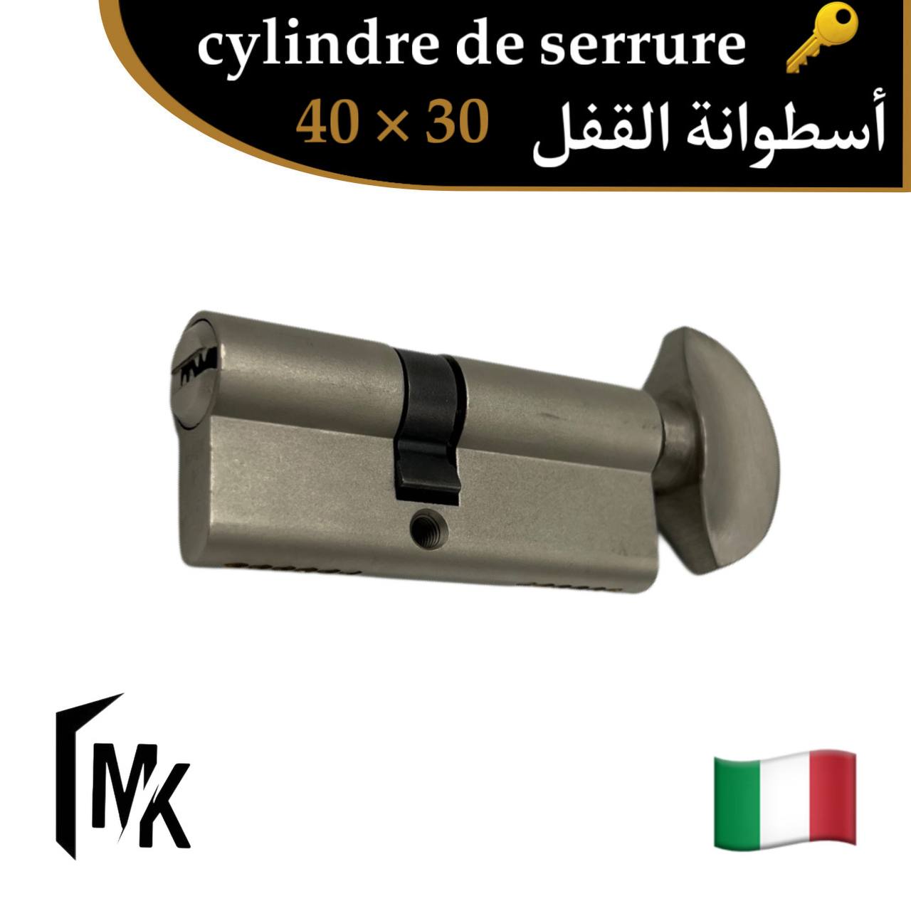 Cylindre de serrure à bouton icsa 🇮🇹 40×30 mm