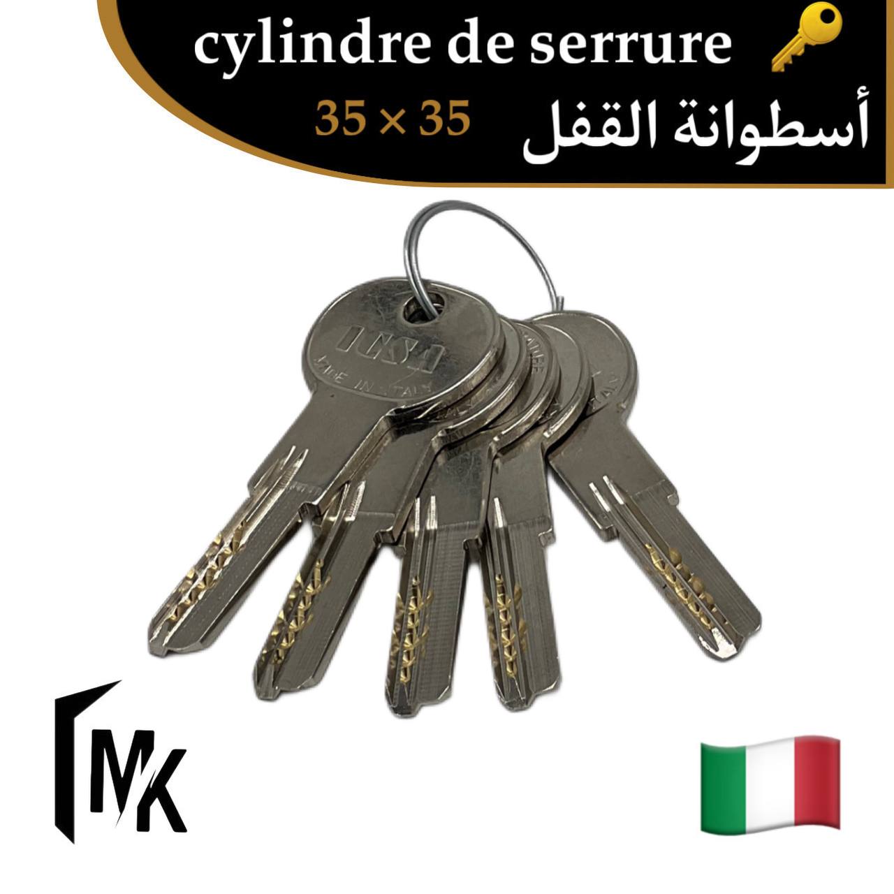 Cylindre de serrure à bouton icsa 🇮🇹 35×35 mm