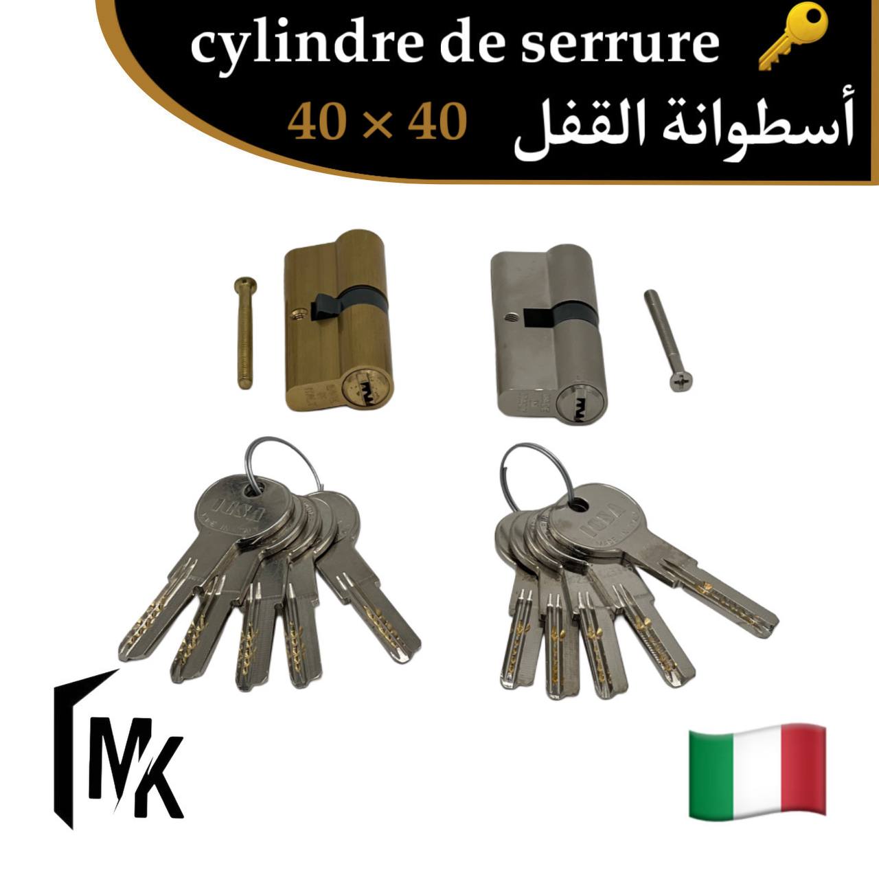 Cylindre de serrure icsa 🇮🇹 40×40 mm