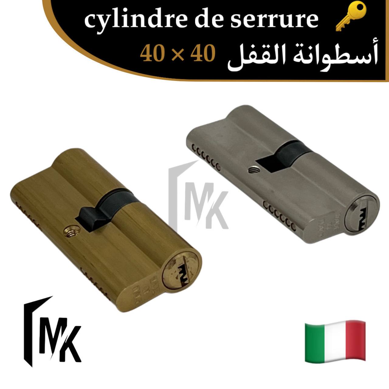 Cylindre de serrure icsa 🇮🇹 40×40 mm