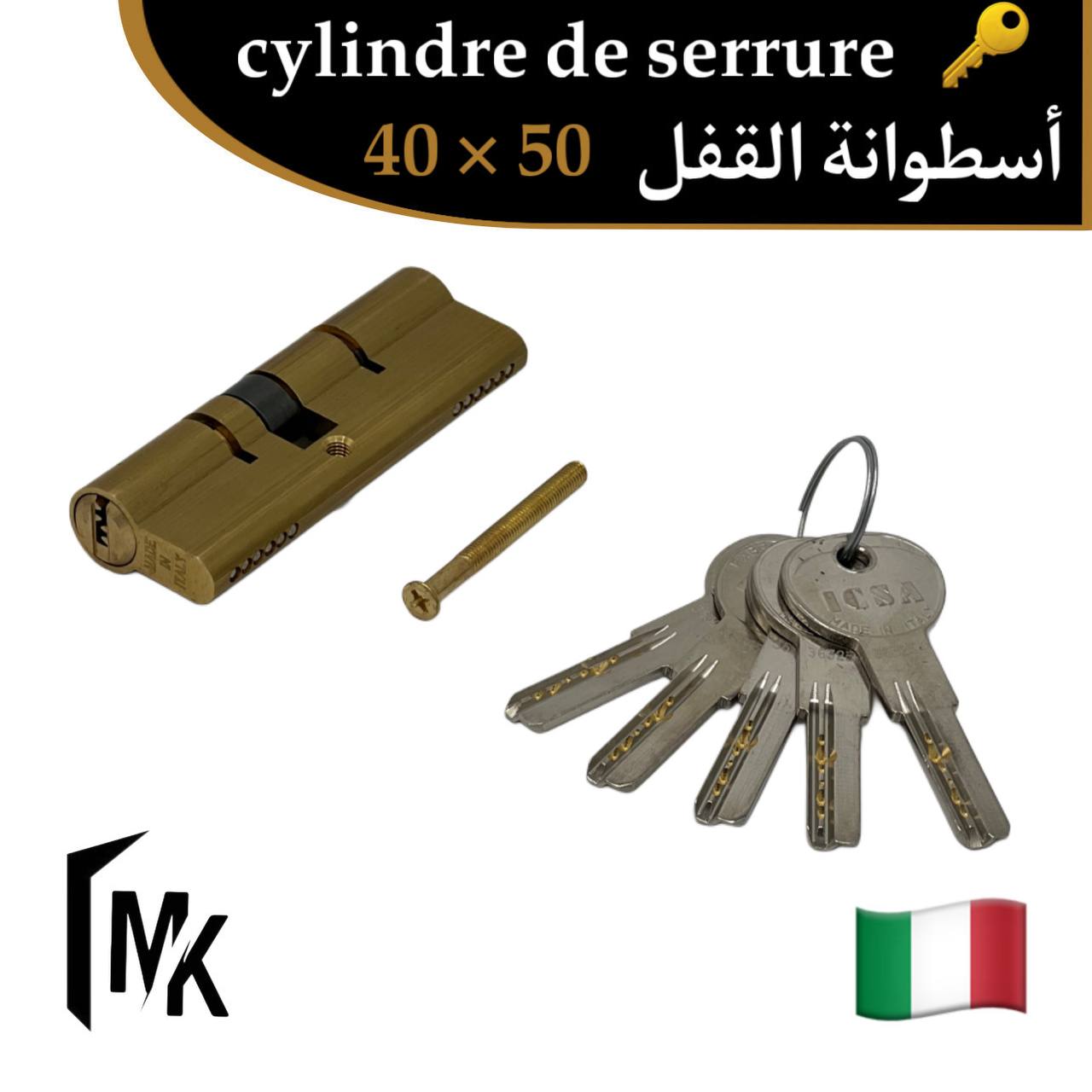Cylindre de serrure icsa 🇮🇹 40×50 mm