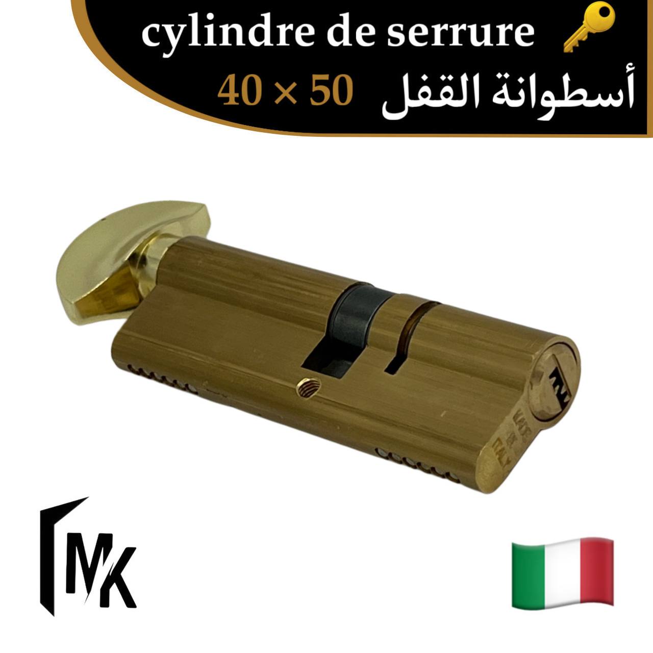 Cylindre de serrure à bouton icsa 🇮🇹 40×50 mm