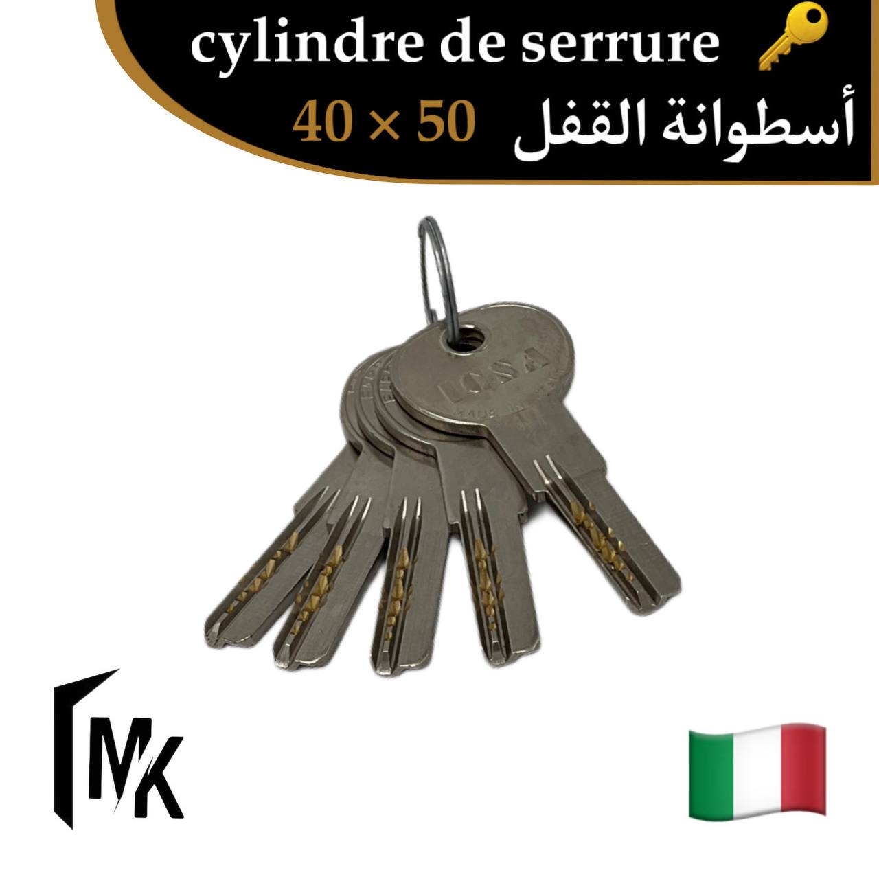 Cylindre de serrure à bouton icsa 🇮🇹 40×50 mm