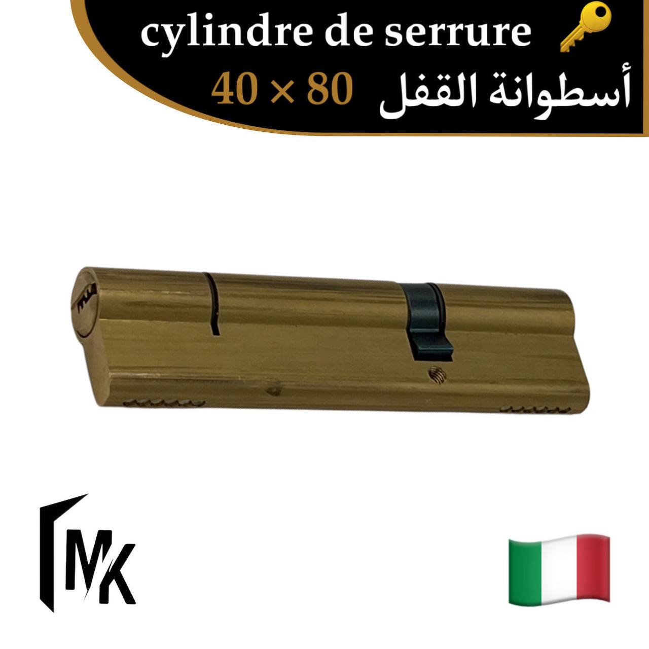 Cylindre de serrure icsa 🇮🇹 40×80 mm