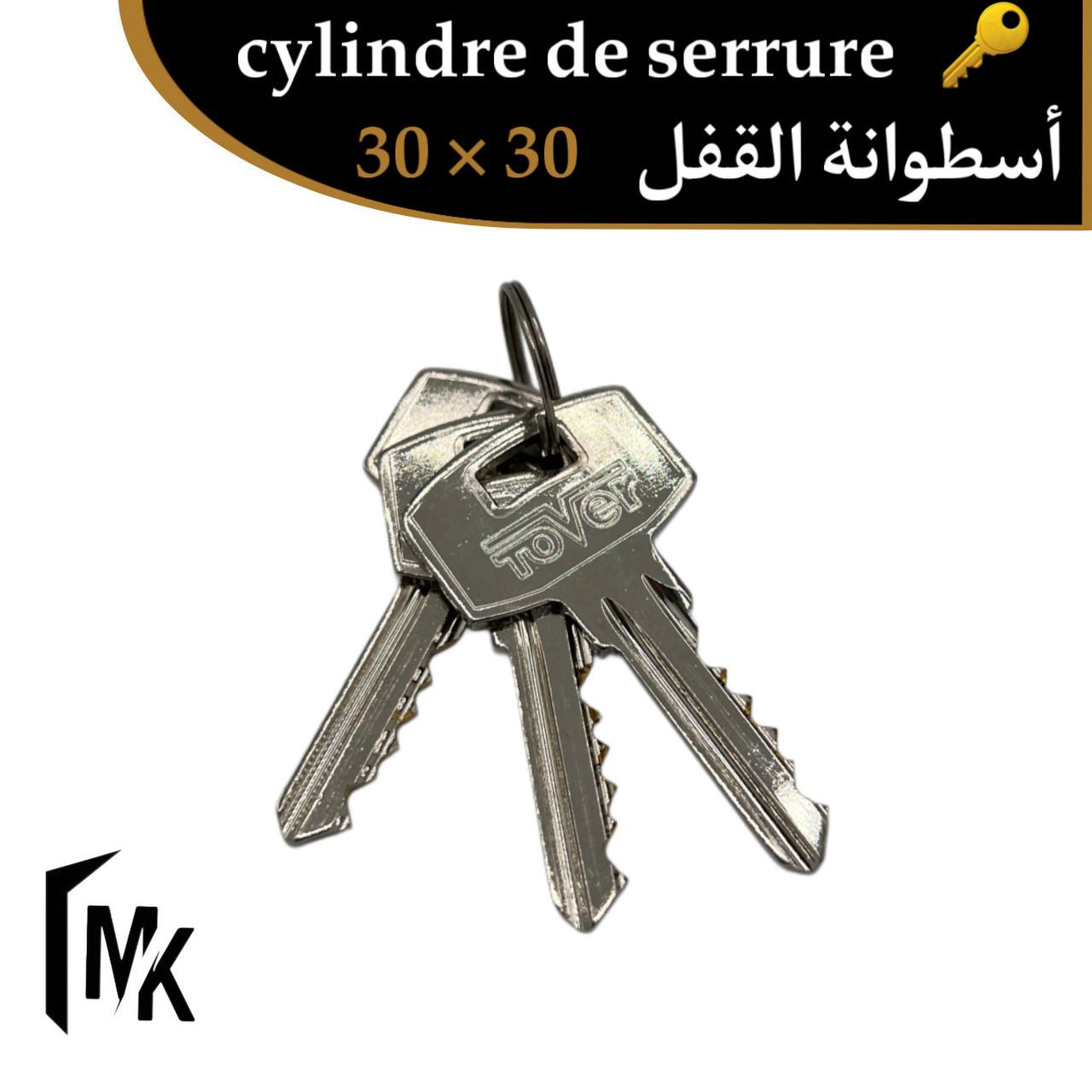 Cylindre de serrure Tover 30×30 mm